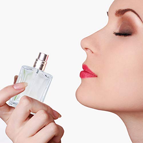 YU FENG 12pcs Refillable Glass Atomizer Spray Bottles with Funnels Pipettes Dispenser for Perfume,Fragrance,Lotion,Essential Oil