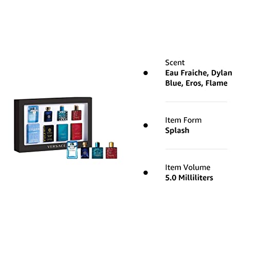 Versace Men's 4-Piece Mini Gift Set