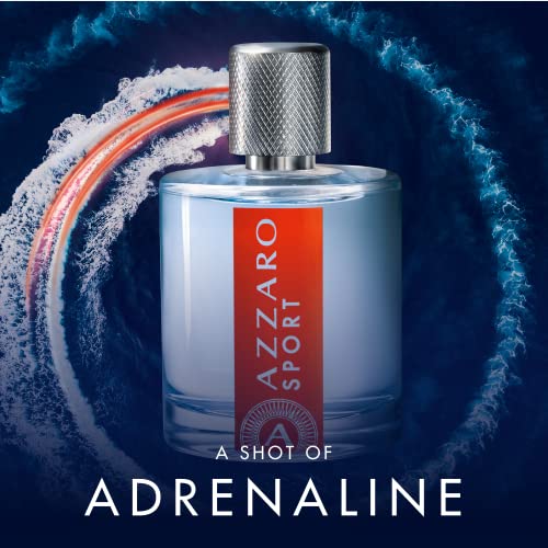 Azzaro Sport Eau de Toilette - Mens Cologne, 3.4 Fl Oz