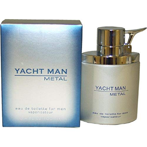 Yacht Man Metal Cologne for Men - 3.40 oz