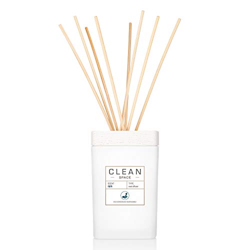 CLEAN SPACE Reed Diffuser | Natural Rattan Reeds | 100% Vegan Oil