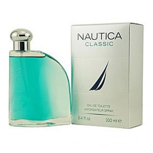 Nautica Classic Eau de Toilette for Men - Citrusy and Earthy Scent - Aromatic Notes of Bergamot, Jasmine, and Musk - Great for Everyday Wear - 3.4 Fl Oz