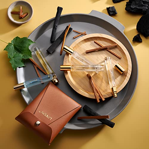 Assorted Unisex Mini Perfumes - 5 Woody Floral Fragrances