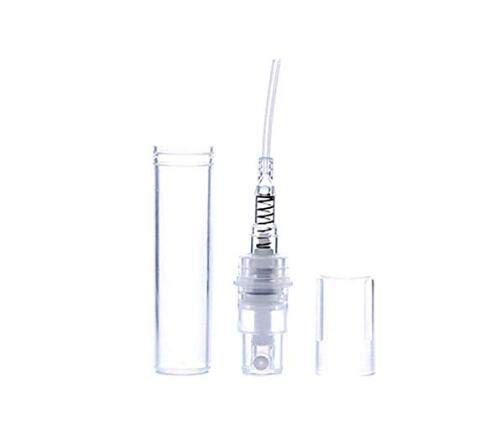 5ml 0.17 oz Glass Perfume Spray Bottle Fine Mist Atomizer Empty Mini Travel Fragrance Applicator - Pack of 20(Clear)