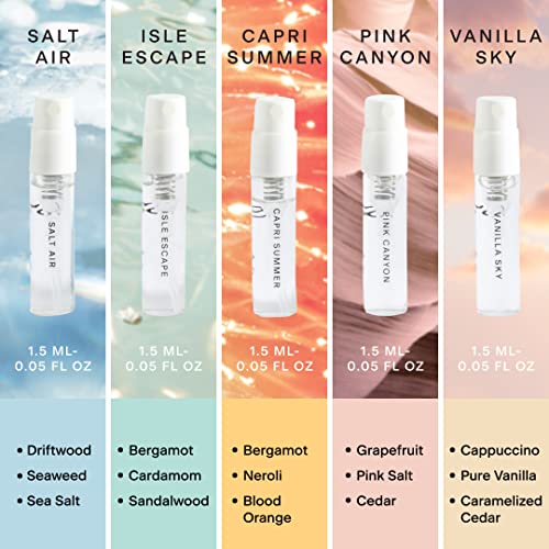 Skylar Eau de Parfum New Discovery Set: Clean Perfume Samples for Women and Men - Perfume Sample Set, Fragrance Sets Mini Perfumes for Women Hypoallergenic and Vegan - Fresh Perfume Samples (5x1.5mL) (Discovery Set 1)