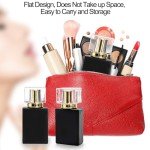 Foraineam 8 Pack Black Square Refillable Perfume Bottles