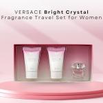 Versace Bright Crystal Gift Set for Women (3-Piece)