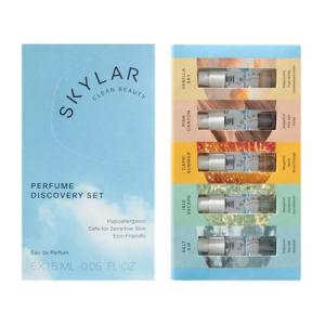 Skylar Eau de Parfum New Discovery Set: Clean Perfume Samples for Women and Men - Perfume Sample Set, Fragrance Sets Mini Perfumes for Women Hypoallergenic and Vegan - Fresh Perfume Samples (5x1.5mL) (Discovery Set 1)