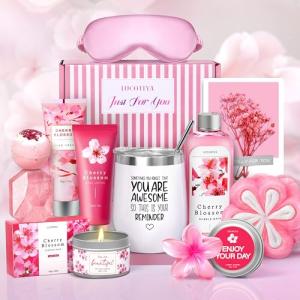 Mother's Day Spa Gift Set with Cherry Blossoms