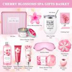Mother's Day Spa Gift Set with Cherry Blossoms
