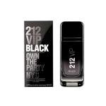 Carolina Herrera 212 Vip Black Fragrance For Men - Energetic And Spicy Scent - Notes Of Lavender, Black Vanilla Husk And Musk - Skin Friendly - Aromatic Fougere Fragrance - Edp Spray - 3.4 Oz