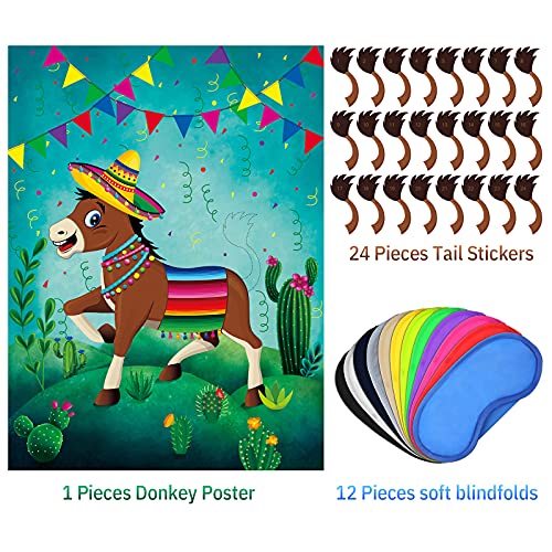 Pin the Tail on the Donkey Party Game