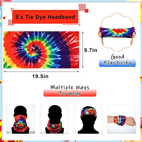 Hippie Costume Set with Peace Necklaces and Accessories