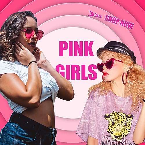 12 Pack Retro Pink Sunglasses Party Favors