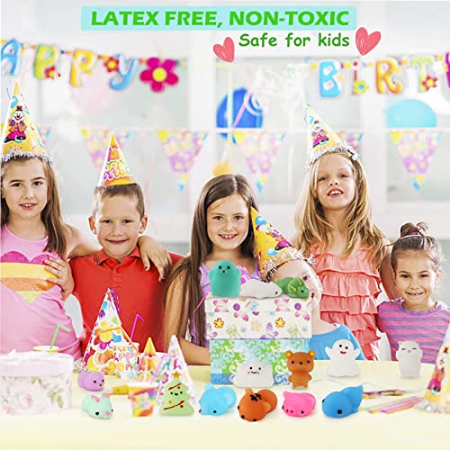 30 Pack Cute Mochi Squishies Party Favors Set