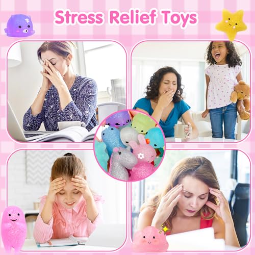 ORWINE 28pcs Mochi Squishys 2nd Gen Party Favors