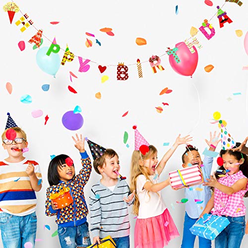 Classic Birthday Party Set with Hats, Banner, Glasses