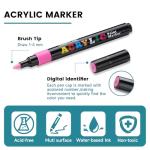 144 Acrylic Paint Markers in 12 Colors