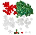 200 Pcs Mini Christmas Decorations Set