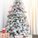 50ft Red Christmas Tree Beads Garland Trim