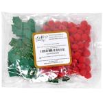 200 Pcs Mini Christmas Decorations Set