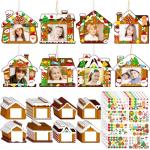56-Piece Christmas Gingerbread House Craft Kit