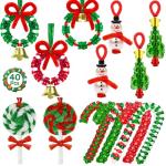 40 Sets Christmas DIY Beads Ornament Craft Kit