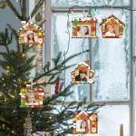 56-Piece Christmas Gingerbread House Craft Kit