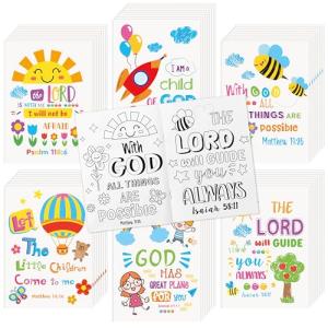 48 Religious Coloring Books for Kids' Activities
