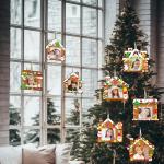 56-Piece Christmas Gingerbread House Craft Kit