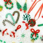 40 Sets Christmas DIY Beads Ornament Craft Kit