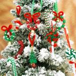 40 Sets Christmas DIY Beads Ornament Craft Kit