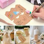 100pcs Brown Kraft Gift Tags with String