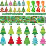 24 Pcs DIY Christmas Tree Craft Kit for Kids