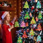 24 Pcs DIY Christmas Tree Craft Kit for Kids