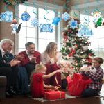 46 PCS Winter Snowflake Party Decorations Streamers