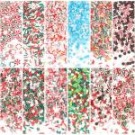 DIYASY 180g Christmas Fake Sprinkles for Crafts