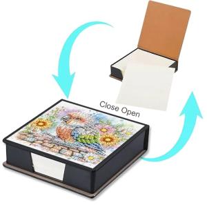 DIY Diamond Painting Notebook - Black Faux Leather