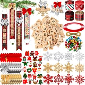 676 Pcs DIY Christmas Ornament Craft Kits
