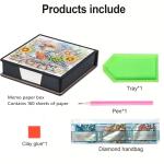 DIY Diamond Painting Notebook - Black Faux Leather