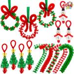 Christmas Beaded Ornament Craft Kit for DIY Fun