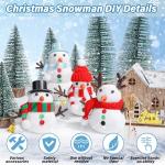 12 Pack DIY Snowman Kit for Holiday Fun