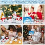 12 Pack DIY Snowman Kit for Holiday Fun