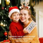 2pcs Christmas Money Holders - Wooden Cash Envelopes