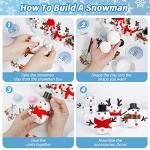 12 Pack DIY Snowman Kit for Holiday Fun