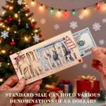 2pcs Christmas Money Holders - Wooden Cash Envelopes