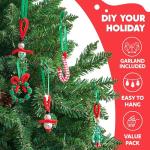 Christmas Beaded Ornament Craft Kit for DIY Fun
