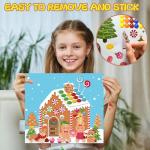 DIY Gingerbread House Stickers - 32 Sheets