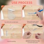 10PCS Acrylic Ornament Blanks for DIY Holiday Decor