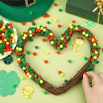 St. Patrick's Day Mini Pom Poms - 1000 Pack